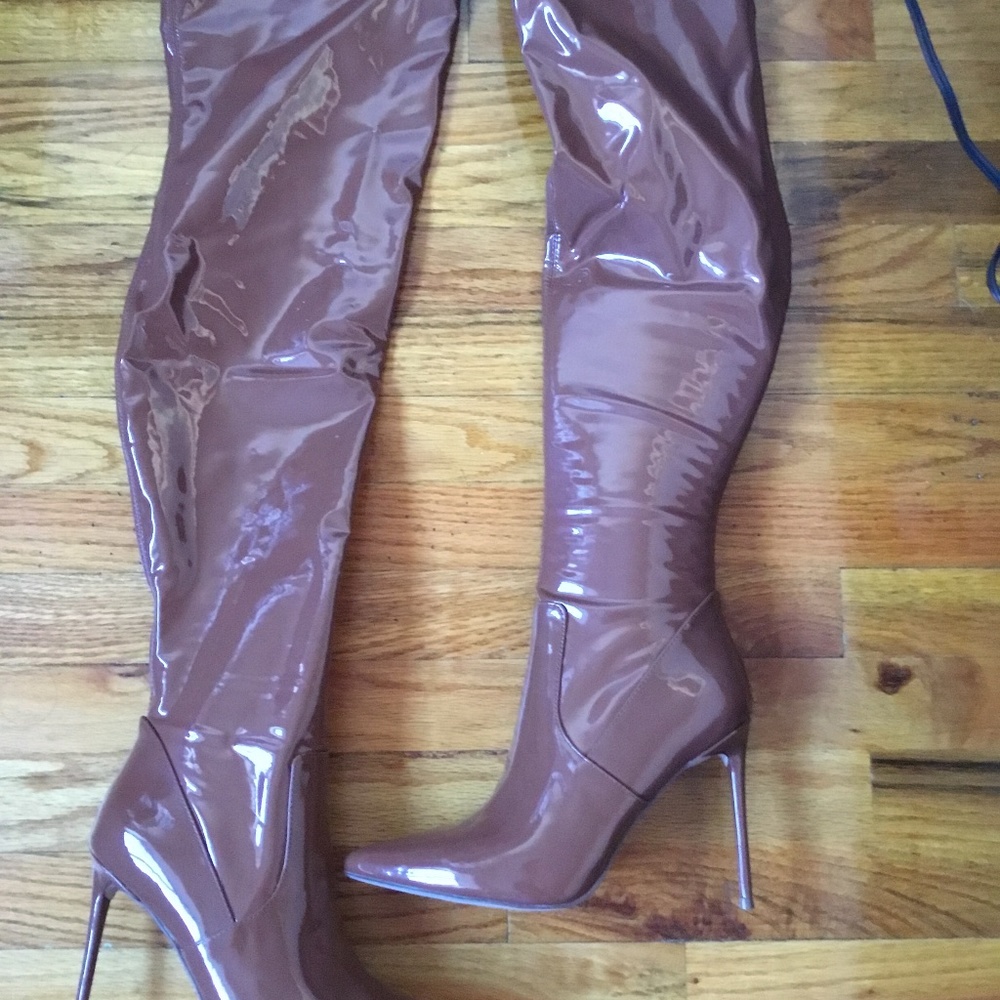 Steve Madden boots brown leather